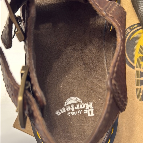 Dr. Martens Dark Brown Leather Footwear - Picture 3 of 4